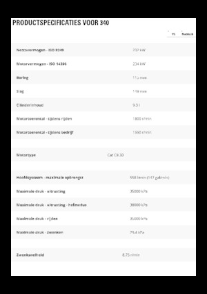 Lánctalpas kotrók Caterpillar 340