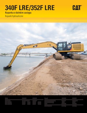 Lánctalpas kotrók Caterpillar 352F LRE