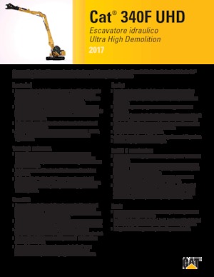 Lánctalpas kotrók Caterpillar 340F UHD