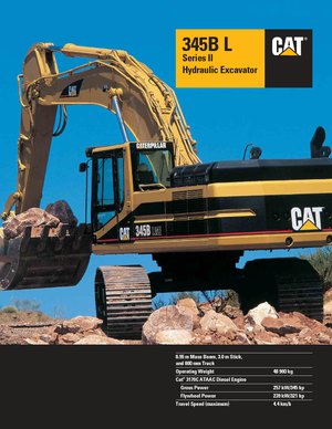 Lánctalpas kotrók Caterpillar 345 B L II