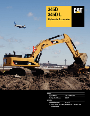 Lánctalpas kotrók Caterpillar 345D L