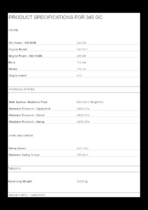 Lánctalpas kotrók Caterpillar 345 GC