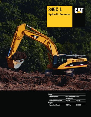 Lánctalpas kotrók Caterpillar 345C