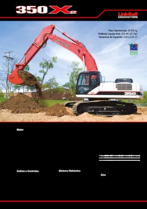 Lánctalpas kotrók Link-Belt 350 X2