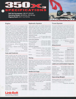 Lánctalpas kotrók Link-Belt 350 X3