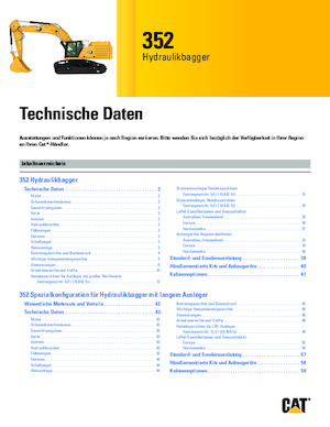 Lánctalpas kotrók Caterpillar 352