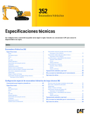 Lánctalpas kotrók Caterpillar 352