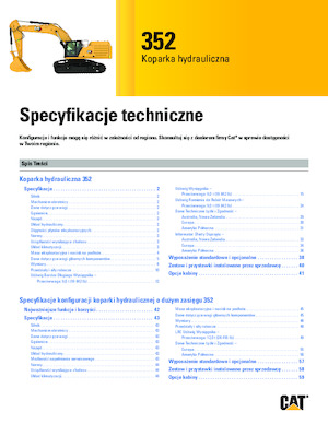 Lánctalpas kotrók Caterpillar 352