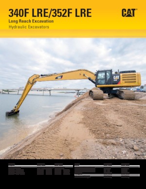 Lánctalpas kotrók Caterpillar 352F LRE