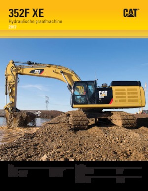 Lánctalpas kotrók Caterpillar 352F XE