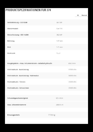 Lánctalpas kotrók Caterpillar 374