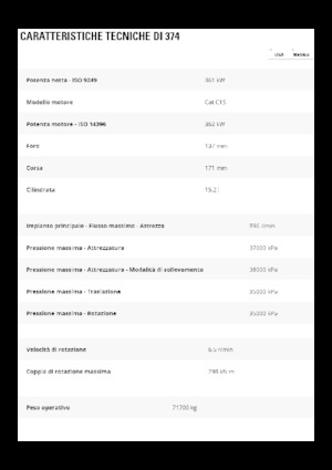 Lánctalpas kotrók Caterpillar 374