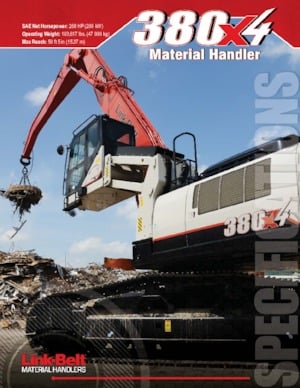 Lánctalpas kotrók Link-Belt 380 X4 MH