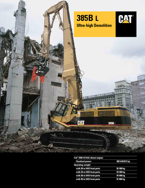 Lánctalpas kotrók Caterpillar 385 B L