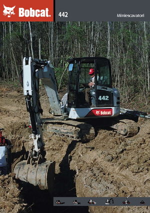Lánctalpas kotrók Bobcat 442
