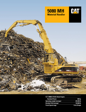 Lánctalpas kotrók Caterpillar 5080