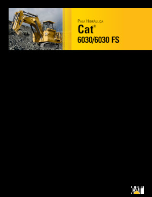 Lánctalpas kotrók Caterpillar 6030 FS