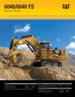 Lánctalpas kotrók Caterpillar 6040F S