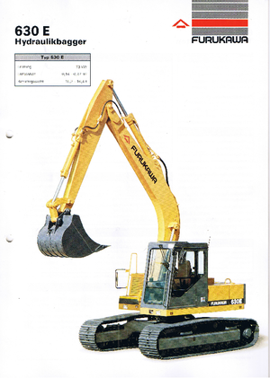Lánctalpas kotrók Furukawa 630 E-LC