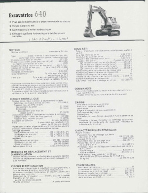 Lánctalpas kotrók International Harvester 640