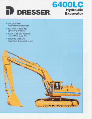 Lánctalpas kotrók Dresser 6400LC