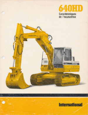 Lánctalpas kotrók International Harvester 640HD
