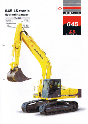 Lánctalpas kotrók Furukawa 645 LS-tronic