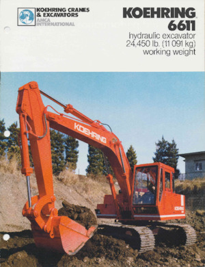 Lánctalpas kotrók Koehring 6611