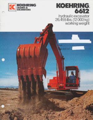 Lánctalpas kotrók Koehring 6612