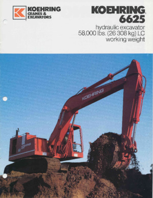 Lánctalpas kotrók Koehring 6625