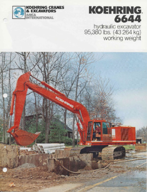 Lánctalpas kotrók Koehring 6644