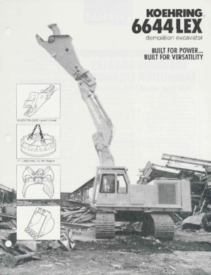 Anyagmozgató gépek Koehring 6644 LEX