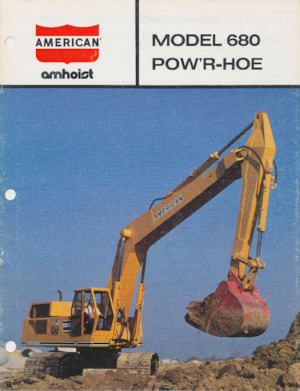 Lánctalpas kotrók American Hoist & Derrick 680