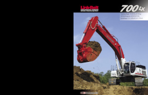 Lánctalpas kotrók Link-Belt 700 LX