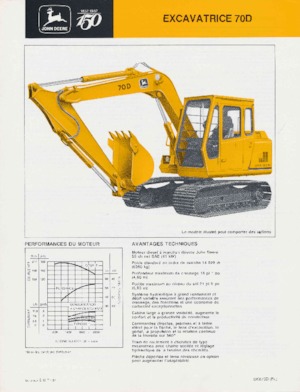 Lánctalpas kotrók John Deere Construction 70D