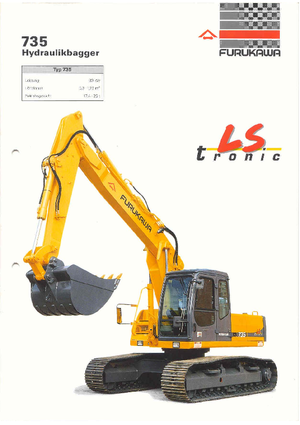 Lánctalpas kotrók Furukawa 735 LS-tronic