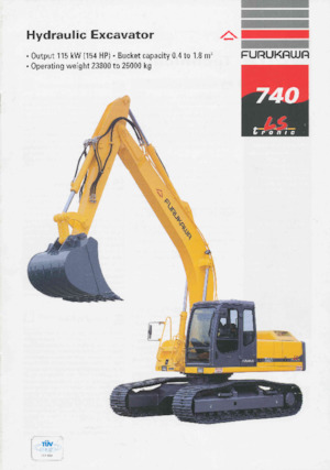 Lánctalpas kotrók Furukawa 740 LS-tronic