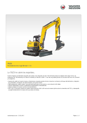 Lánctalpas kotrók Wacker Neuson 75 Z 3
