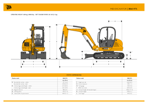 Lánctalpas kotrók JCB 8065 RTS