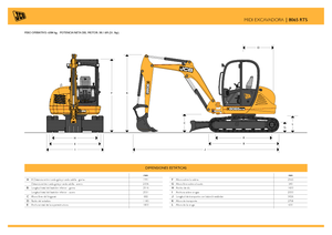 Lánctalpas kotrók JCB 8065 RTS