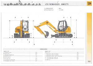 Lánctalpas kotrók JCB 8080