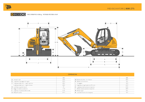 Lánctalpas kotrók JCB 8085 ZTS