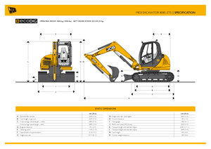 Lánctalpas kotrók JCB 8085 ZTS
