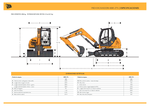 Lánctalpas kotrók JCB 8085 ZTS