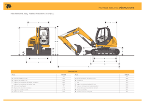 Lánctalpas kotrók JCB 8085 ZTS