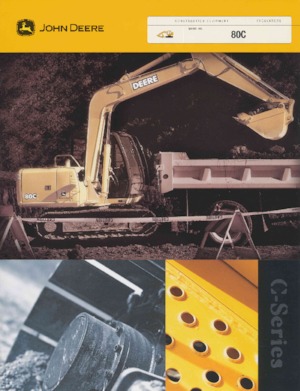 Lánctalpas kotrók John Deere Construction 80C