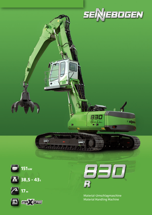 Lánctalpas kotrók Sennebogen 830 R