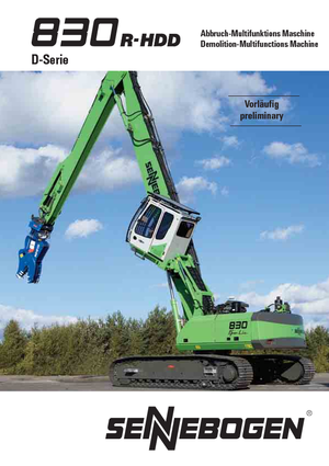 Lánctalpas kotrók Sennebogen 835 R-HD