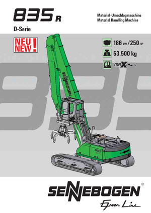 Lánctalpas kotrók Sennebogen 835 R-special