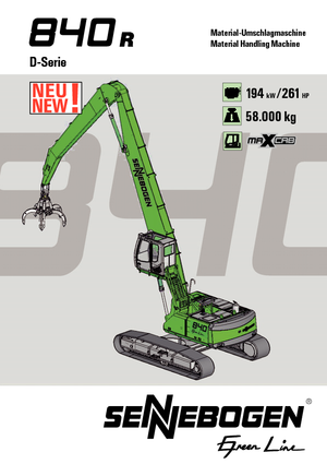 Lánctalpas kotrók Sennebogen 840 R-HD